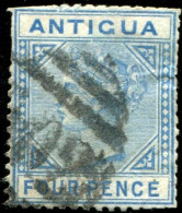 Pays :  36 (Antigua : Colonie Britannique)      Yvert Et Tellier N° :     9 (o) - 1858-1960 Kolonie Van De Kroon