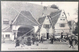 BRUXELLES Exposition Universelle 1910. Restaurant Alt Düsseldorf - St-Jans-Molenbeek - Molenbeek-St-Jean