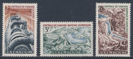 Luxemburg Luxembourg 1964 Mi 693 /5 YT 644 /6 SG 740 /2 ** Inaug. Vianden Reservoir / Pumpspeicherwerkes Vianden - Wasser