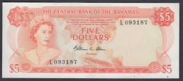 BAHAMAS 5 DOLLAR. AU. PICK 37 - Bahamas