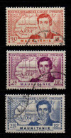 Mauritanie  - 1939  - René Caillié - N° 95 à 97 - Oblit - Used - Gebraucht