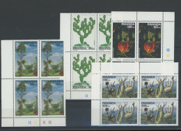 1998  Flore Du Rwanda   Cob 1403/1406 **   Cote 88,--€ En Blocs De 4 ** - Unused Stamps