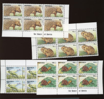1998 6 Séries **  Faune Du Rwanda Pocr-epic Grenouille Escargot Lezerd Snail Frog - Unused Stamps