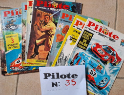 PILOTE Relié Album N°35 Du N°383 à 392 52p10n°s 1967 Winnie L Ourson BOB Morane Spécial COSMOS VIEILLES VOITURES ASTERIX - Pilote
