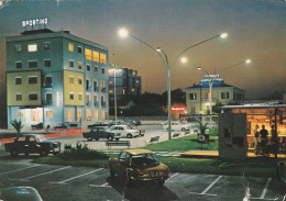 W6580 Fano (Pesaro Urbino) - Piazzale Amendola - Auto Cars Voitures - Notturno Notte Nuit Night Nacht / Viaggiata 1973 - Fano