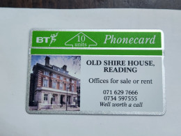 United Kingdom-(BTP081)-old Shire House Reading-(106)(10units)(243C20571)(tirage-5.450)(price Cataloge-3.00£-mint) - BT Emissions Privées
