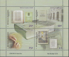 ARGENTINA LIBRARIES FOR THE BLIND, BOOKS, BRAILE MNH 2000 - Blocs-feuillets