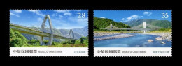 Taiwan 2020 Mih. 4365/66 Suhua Highway Improvement Project MNH ** - Neufs