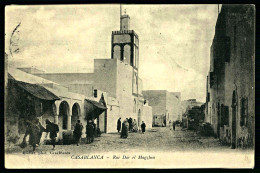 A64  MAROC CPA  CASABLANCA - RUE DAR EL MAGHZEN - Collections & Lots