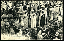 A64  ALGERIE CPA  SCENES ET TYPES - MARCHÉ  ARABE - Collections & Lots