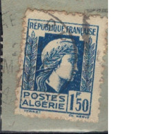 ALGERIE      N°  YVERT  214  ( 4 )  Oblitéré ( OB 11/44   ) - Usati