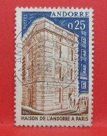 N°194 - 0.25 Franc - Année 1965 - Timbre Oblitéré Andorre Français - - Oblitérés