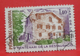 N°310 - 1.10 Franc - Année 1980 - Timbre Oblitéré Andorre Français - - Used Stamps