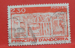 N°408 - 2.30 Francs - Année 1990 - Timbre Oblitéré Andorre Français - - Oblitérés
