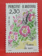 N°414 - 2.30 Francs - Année 1990 - Timbre Oblitéré Andorre Français - - Gebruikt