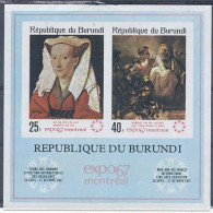 TIMBRE  ZEGEL STAMP REPUBLIQUE DU BURUNDI BF 20A EXPO MONTREAL  XX - Blocs-feuillets