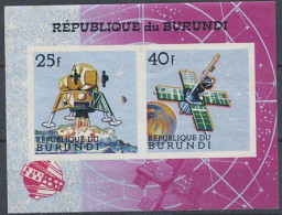 TIMBRE  ZEGEL STAMP REPUBLIQUE DU BURUNDI BF 24A CONQUETE SPACIALE  XX - Blocks & Sheetlets