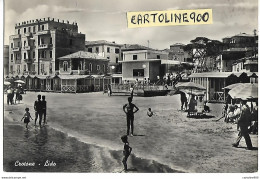 Calabria-crotone Lido Bella Animatissima Veduta Spiaggia Del Lido Anni 50 - Crotone