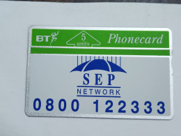 United Kingdom-(BTP097)-SEP NETWORK-(122)(5units)(224E50002)(tirage-7.471)(price Cataloge-3.00£-mint) - BT Emissions Privées