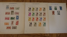 AOF LOT DE TIMBRES NEUFS AVEC CHARNIERE - Unused Stamps