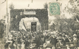 CARTE PHOTO CHATILLON A SES VISITEURS  - Chatillon Coligny