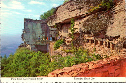 Tennessee Chattanooga  View From Obsercation Point At Rock City Gardens - Chattanooga