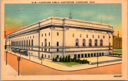 Ohio Cleveland The Cleveland Public Auditorium 1940 - Cleveland