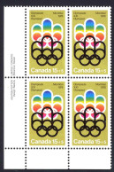 Canada Sc# B3 MNH PB LL 1974 15+5c Olympic Symbols - Nuovi