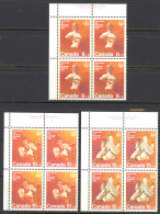Canada Sc# B7-B9 MNH PB UL 1975 8+2c-15+5c Combat Sports - Unused Stamps