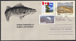 Canada Sc# OW3e Curtis Atwater, Artist (SIGNED) FDC 1995 Ontario Federation - Non Classés