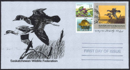 Canada Sc# SW5e Wayne Dowdy (SIGNED) FDC 1994 Saskatchewan Wildlife - Unclassified