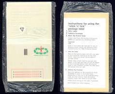 Canada Sc# 1-ST MNH Pack/25 (SEALED) 1983 Stick 'n Tic Experimental Label - Vignettes D'affranchissement (ATM) - Stic'n'Tic