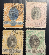 BRESIL 1894 - Sugarloaf Mountain And Liberty Head Lot 4 Timbres Oblitérés - Ongebruikt