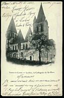 A64  FRANCE CPA  INDRE ET LOIRE - LOCHES , LA COLLEGIALE DE ST-OURS - Sammlungen & Sammellose