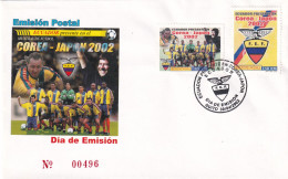 Ecuador 2002 Cover; Football Fussball Soccer Calcio; FIFA World Cup Korea Japan; Team Ecador Photo - 2002 – Corea Del Sud / Giappone