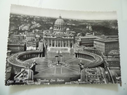 Cartolina  "CITTA' DEL VATICANO Basilica Di S. Pietro" - Mehransichten, Panoramakarten