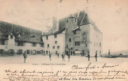 Château De Colombier Animée 1900 - Colombier