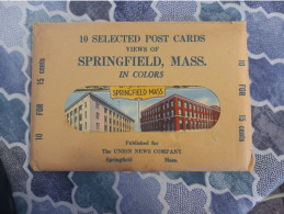 Juego De 10 Tarjetas Postales De Springfield Massachusetts - Springfield