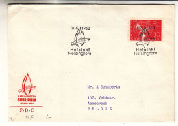 Finlande - Lettre FDC De 1960 - Oblit Helsinki - - Covers & Documents