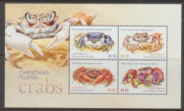 Christmas Island 2020 Crabs S/S MNH - Crustaceans