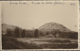 PEROU - CPA PHOTO - Ruines Incas , Tambo De Mora ( Pérou ) 1933 - Peru