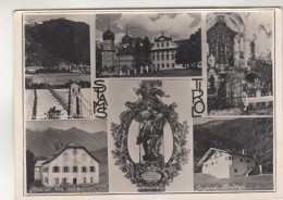 D2606) STAMS In TIROL - Schöne S/W Mehrbild AK Mit Stamser Alm Und Jugendherberge Sowie Innbrücke 1954 - Stams