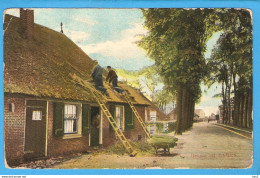 Laren Rietdekkers Aan Het Werk Ca. 1907 RY48032 - Laren (NH)