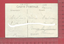 CARTE NOMINATIVE :  MASURE  à  93340  Bourg-la-Reine - Genealogy