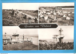 Vlieland Groeten Uit 4-luik Oa Vuurtoren RY51528 - Vlieland