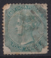 INDIA 1864 - Canceled - Sc# 17 - 1858-79 Compagnie Des Indes & Gouvernement De La Reine