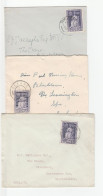 3 1950 HOLY YEAR Stamps On IRELAND COVERS To GB Cover Religion - Brieven En Documenten