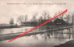 AK Jaderaußendeich Überschwemmung Flut Hochwasser Unwetter Katastrophe 1916 A Diekmannshausen Schweiburg Jade Varel - Varel