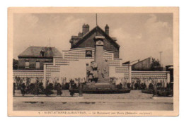 (76) 1091, Saint St Etienne Du Rouvray, Poirier 7, Le Monument Aux Morts (Delandre Sculpteur) - Saint Etienne Du Rouvray