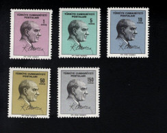 1831246818 1965 SCOTT 1689 1693 (XX) POSTFRIS MINT NEVER HINGED   - SET KAMAL ATATURK - Ungebraucht